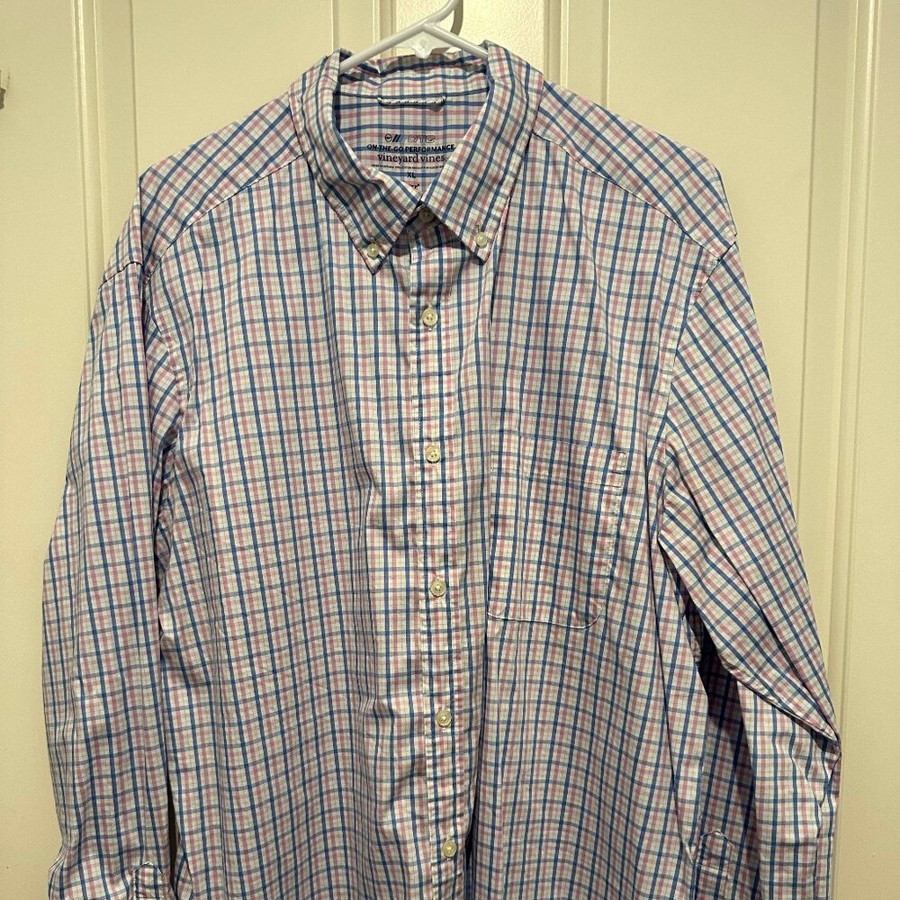 Vineyard Vines On The Go Brrr® Performance Dress Shirt XL